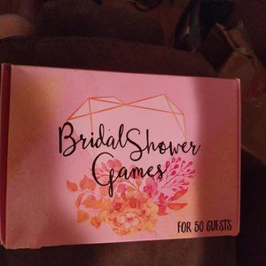 Bridal Shower Games Wedding Shower Games Set of 5 Activities for 50 Guests Bonus